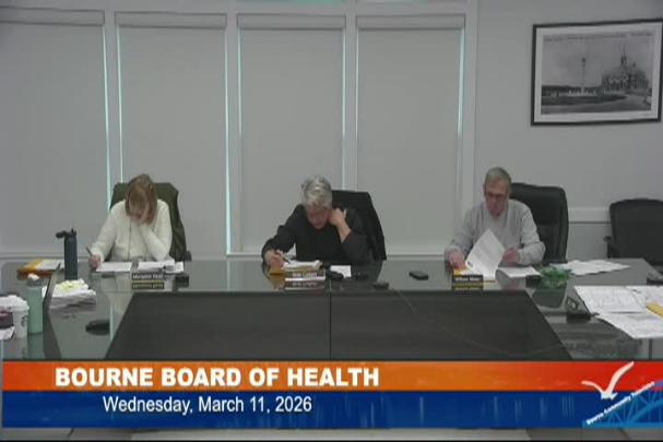 Thumbnail image for Bourne Board of Health meeting, March 11, 2026