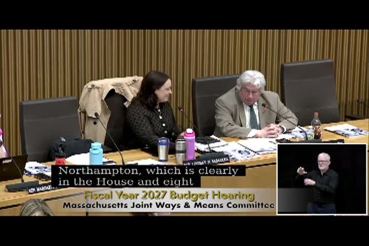 Thumbnail image for MA Joint Committee on Ways & Means Hearing: March 31st, 2026 (Part 1 of 2)