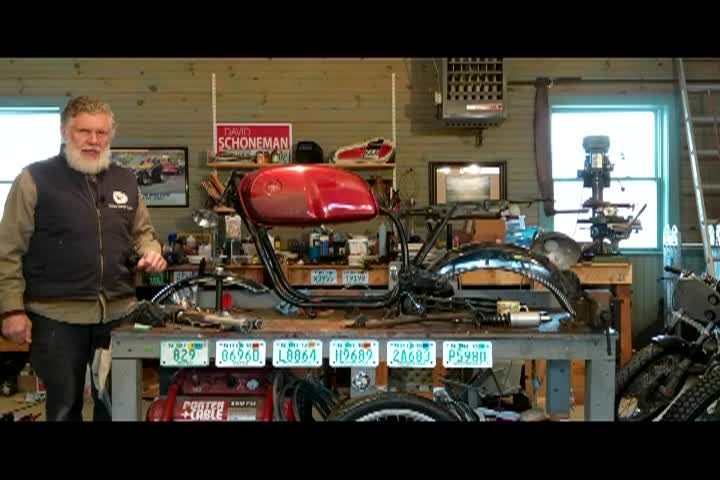 Schonemans Garage - 2023 Ep3 Restoring a Motorcycle - the frame